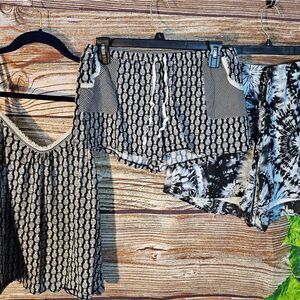 See you on Monday , Kensie women's Pj's black & white large pre-owned